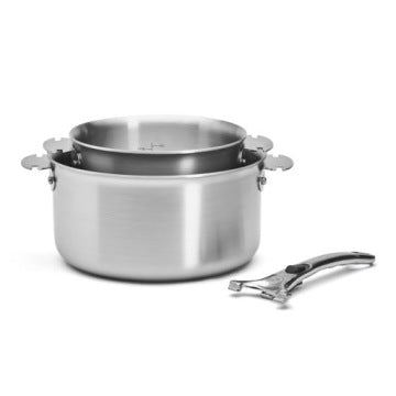 de Buyer Alchimy Loqy Set with 16/20 cm Saucepans and Removable Handle