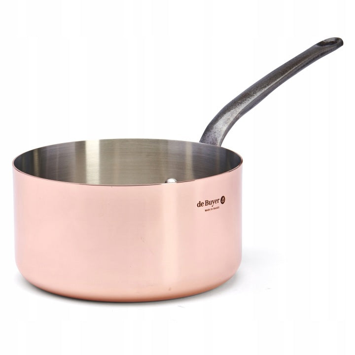 de Buyer Inocuivre Tradition 3.3 L Copper Saucepan