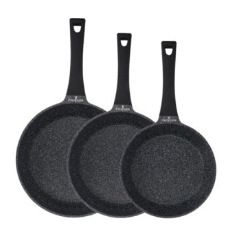Zwieger Black Stone 13-Piece Cookware Set with Pots, Pans, Saucepan and Lids
