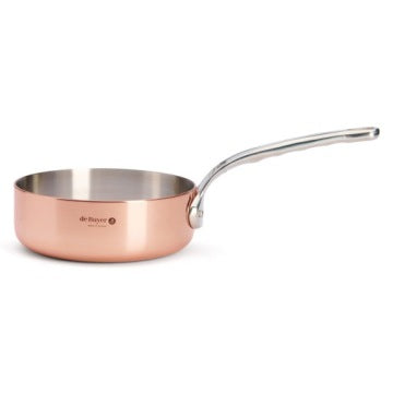 de Buyer Prima Matera Low Straight Copper Saucepan, 1 L