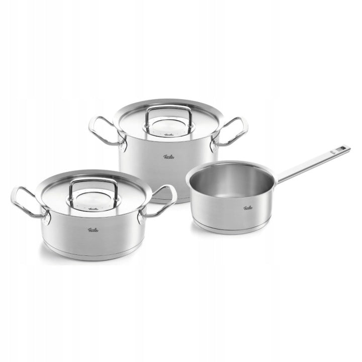 Fissler Original-Profi Collection 3-Piece Cookware Set with Saucepan