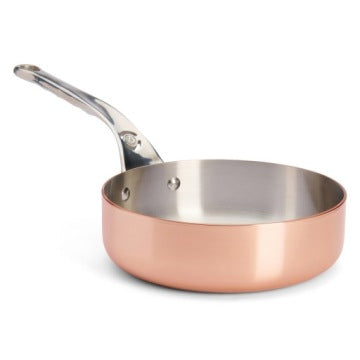 de Buyer Prima Matera Low Straight Copper Saucepan, 1.8 L