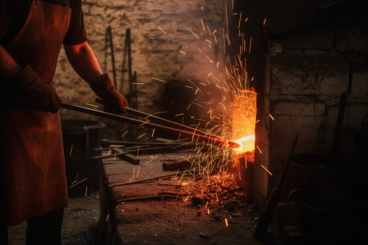 Forged for the cooks who keep the fire alive