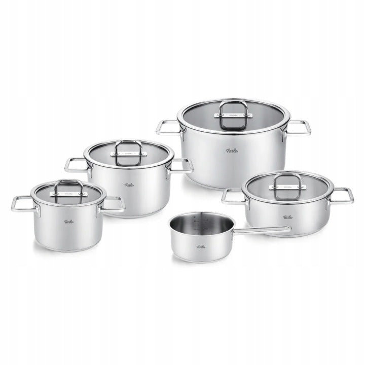 Fissler Viseo Pro 5-Piece Cookware Set with Saucepan