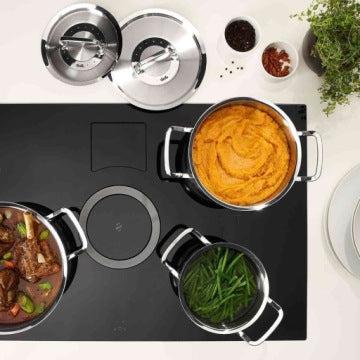 Fissler Original-Profi 5-Piece Stainless Steel Cookware Set with Saucepan