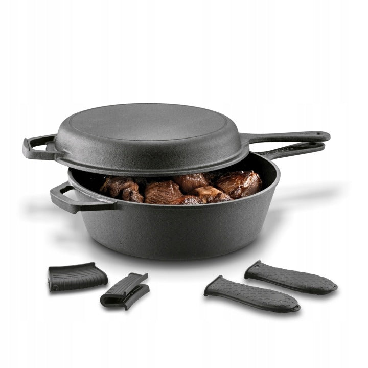 Könighoffer 2-in-1 Cast Iron Cookware Dish